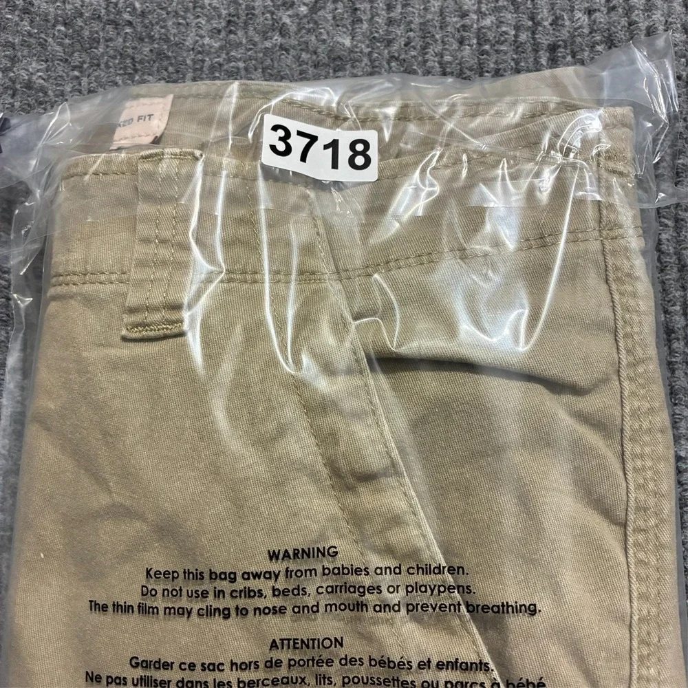 Wrangler Mens Cargo Pants Size 38x30 Beige Relaxed Fit‎ Utility Outdoor Mid Rise